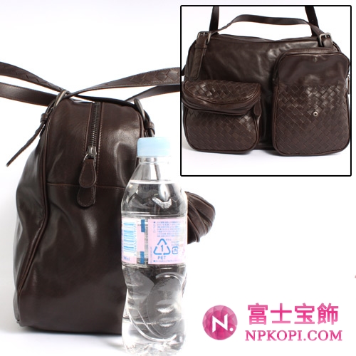 Bottega Veneta/ボッテガ・ヴェネタ  カーフレザー ショルダーバッグ ダークブラウン 248521VN0321301【2011年春夏新作】 